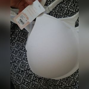 NWT Lane Bryant Cacique Cotton Boost Plunge Bra 38C